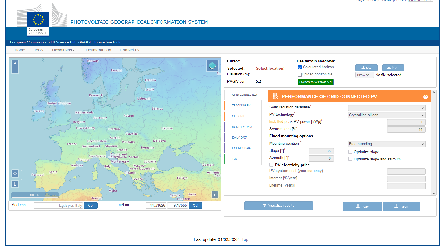 [Meteo_PVGIS_Data]welcomepage